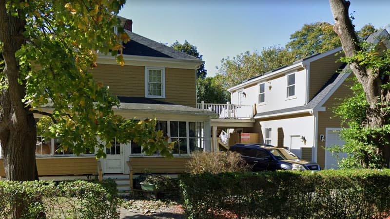 La maison où le père de famille s'est retranché située au 37 Cushing Road, à Cohasset (Etats-Unis)