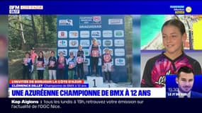 Une azuréenne championne de BMX à 12 ans