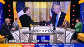 Guerre en Ukraine : "Macron le recadre et Trump se tait" 