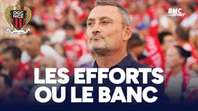 Nice-Auxerre : "Ceux qui n'entendent pas mon message, il y a le banc", Haise très ferme