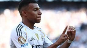 Kylian Mbappé lors du match du Real Madrid contre le Borussia Dortmund en quarts de finale du Mondial des clubs, le 5 juillet 2025 à East Rutherford