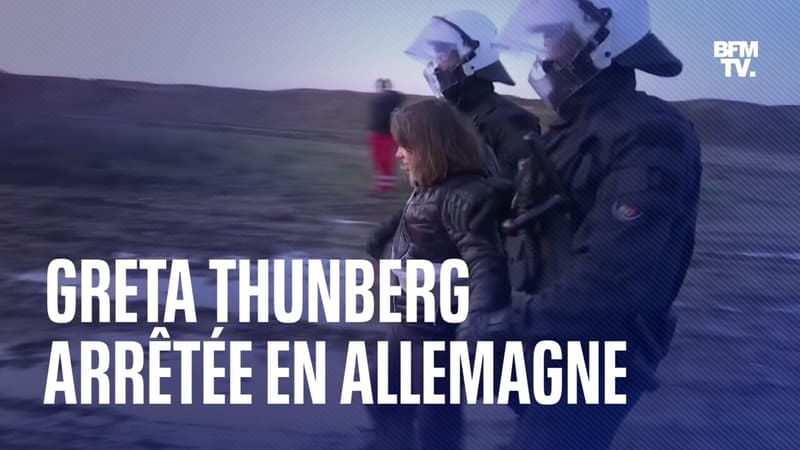 Greta Thunberg arrêtée par la police allemande lors d'une manifestation