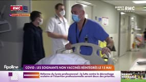 Covid: les soignants non-vaccinés réintégrés le 15 mai 