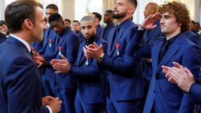 Antoine Griezmann à l'Elysée en juin 2019