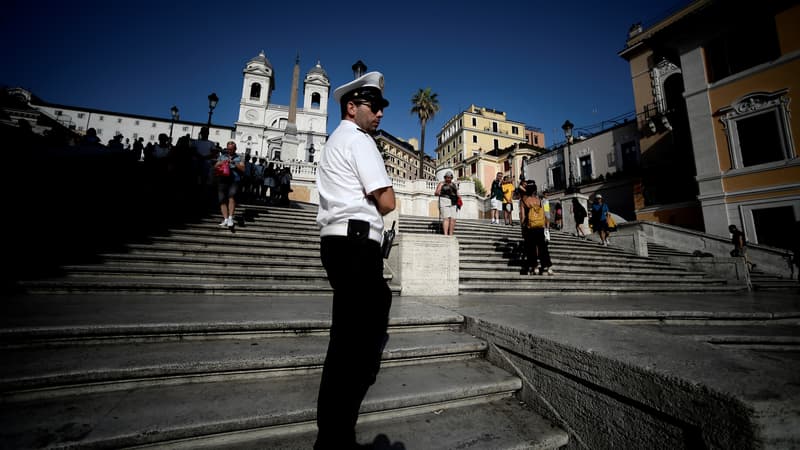 Un policier à Rome (photo d'illustration)