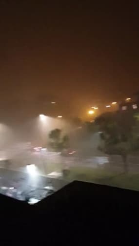 Orages et fortes pluie à Toulouse  - Témoins BFMTV