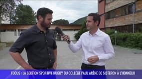 FOCUS : La section sportive rugby du collège Paul Arène de Sisteron à l'honneur