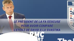 Le président de la FA s'excuse pour avoir comparé l'Etoile de David à la svastika