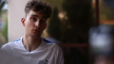 Paul Seixas en marge des Mondiaux de cyclisme au Rwanda, le 20 septembre 2025