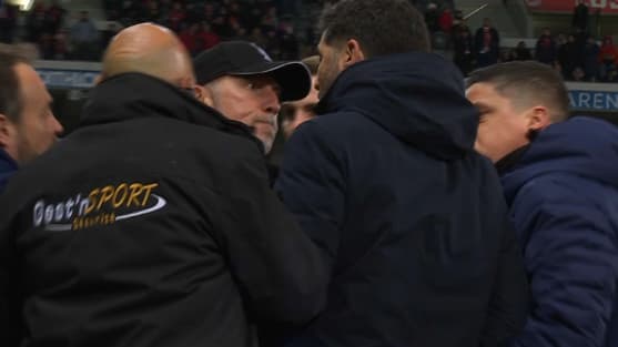 Embrouille entre Roy et Fonseca lors de Lille-Brest, 24 février 2023