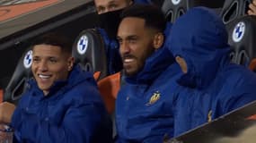 Pierre-Emerick Aubameyang imite Gennaro Gattuso lors de Lorient-Marseille (2-4, 15e journée de L1), le 10 décembre 2023