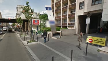 La façade de l'hôpital Croix Saint-Simon, devant lequel la victime a été retrouvée jeudi après-midi.