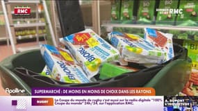 Supermarché: de moins en moins de choix dans les rayons