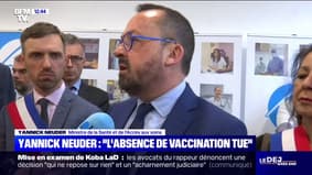 Rougeole: "La vaccination protège et le manque de vaccination tue"Rappelle Yannick Neuder, ministre de la Santé