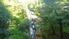 Les gorges du Fier à hauteur de la commune de Lovagny