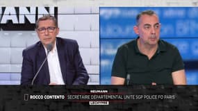 Rocco Contento, secrétaire départemental UNITE SGP Police FO Paris sur RMC et RMC Story.