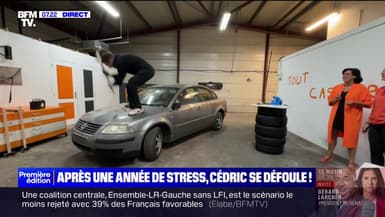 Après une année de stress, notre reporter Cédric Faiche se défoule dans une salle à tout casser