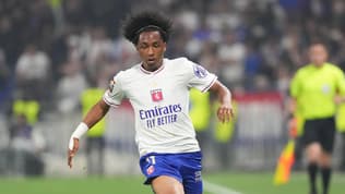Malick Fofana lors du match OL-Angers (2-0, L1), le 17 mai 2025