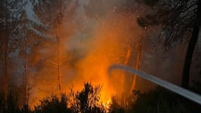 Un feu de forêt s'est déclenché à Peille
