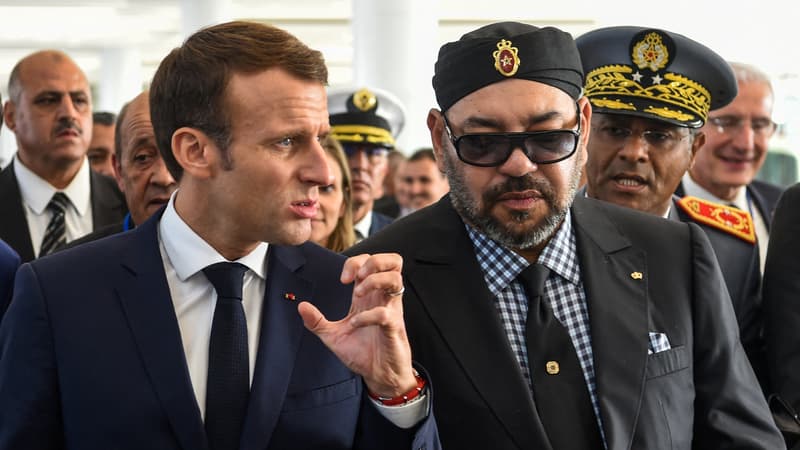 Emmanuel Macron et Mohammed VI en 2018