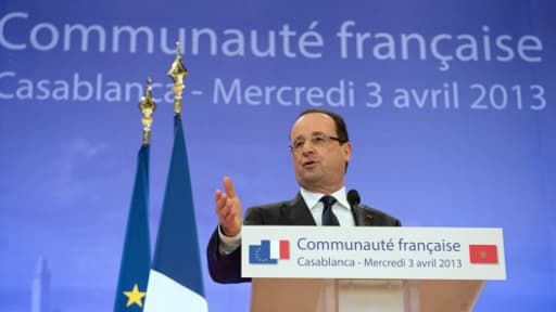 Pas un mot de François Hollande sur l'affaire Cahuzac devant la communauté française de Casablanca