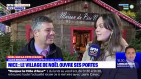 Nice: le Village de Noël a ouvert ses portes, la Maison du Père Noël "totalement redécorée"