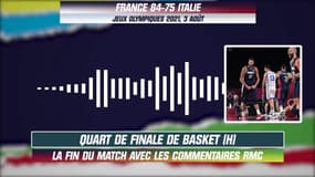JO (Basket) : La fin (haletante) de France - Italie avec les commentaires RMC