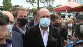 Eric Dupond-Moretti était en visite ce samedi à Loos-en-Gohelle, dans le Pas-de-Calais