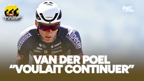 Tour de France : "Il voulait continuer", confie le manager de van der Poel 