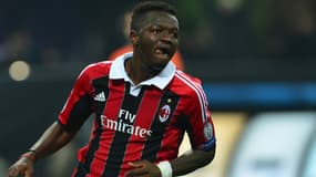 Le milieu de terrain milanais, Sulley Ali Muntari, auteur du second but de la soirée.