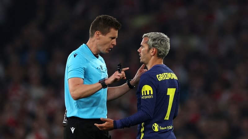 Arsenal-Atlético: un pénalty oublié sur Griezmann? Les Colchoneros remontés contre l'arbitrage après la défaite