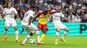 Seko Fofana et Chancel Mbemba lors d'OM-Lens.