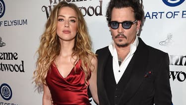 Amber Heard et Johnny Depp en janvier 2016