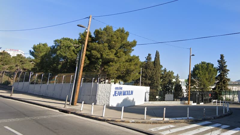 Le collège Jean Moulin de Marseille.