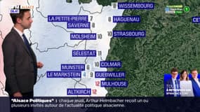 Météo Alsace: de la pluie et du vent attendus ce mardi, jusqu'à 10°C à Colmar et Strasbourg