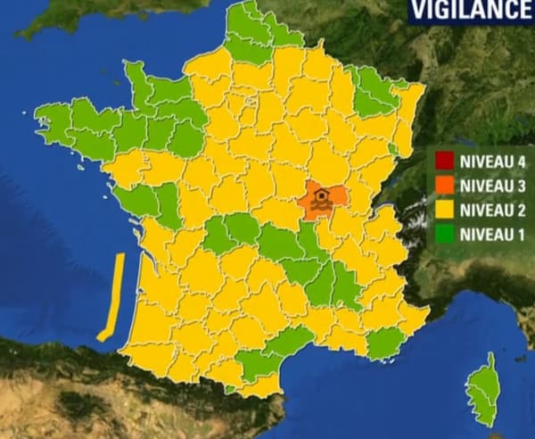 Carte des vigilances de ce mercredi 10 janvier 2018 Carte des vigilances de ce mercredi 10 janvier 2018
