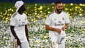 Ferland Mendy et Karim Benzema