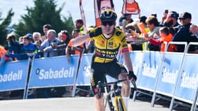 Jonas Vingegaard, sur le Tour du Pays Basque le 5 avril.