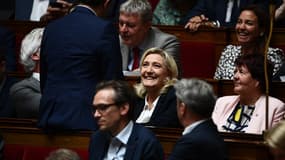 Marine Le Pen à l'Assemblée nationale