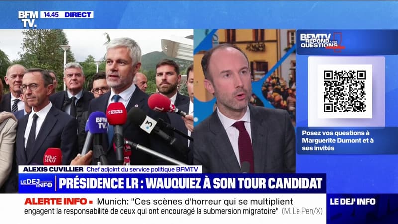 Présidence LR: Laurent Wauquiez annonce à son tour sa candidature