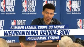 NBA : Summer League, Coupe du monde ... Wembanyama dévoile son programme estival