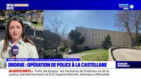 Marseille: une importante opération de police à La Castellane menée ce lundi