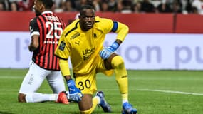 Steve Mandanda lors de Nice-OM