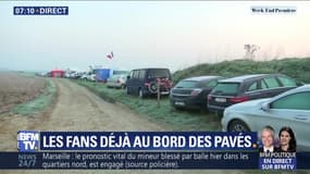 Paris-Roubaix: les fans déjà au bord des pavés