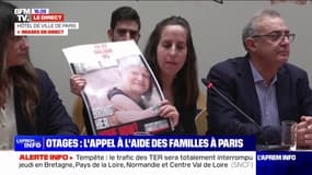 Familles d'otages israéliens à Paris: "Je dois promettre à ma grand-mère qu'elle sera de retour chez elle", déclare la petite-fille d'une femme de 85 ans kidnappée