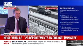 Neige: Philippe Tabarot indique une réduction de "15% de programmes de vols" dans les aéroports parisiens