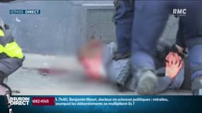 Enquête ouverte sur un policier frappant un homme par terre: ce que l'on voit sur la vidéo