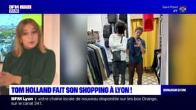 Histoire du jour: l'acteur Tom Holland a été vu à Lyon faisant du shopping