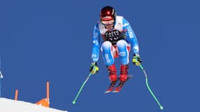 Le descendeur français Blaise Giezendanner le 18 janvier 2025