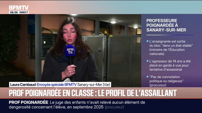 Professeure poignardée à Sanary-sur-Mer: le profil de l'assaillant âgé de 14 ans
